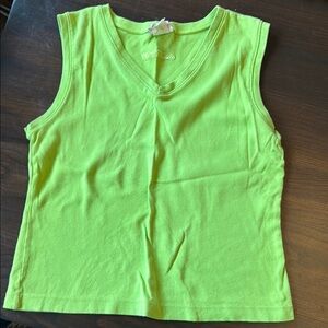 Green Y2K Tank